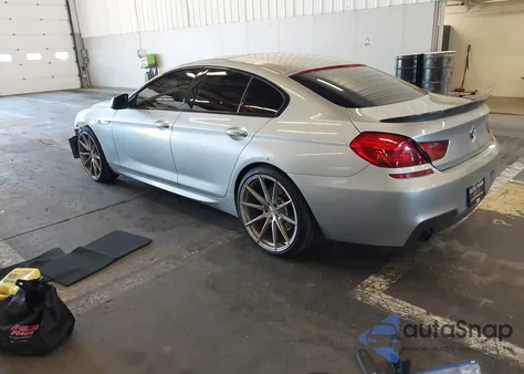 2015 BMW 640I Gran Coupe from USA, damaged, VIN WBA6A0C51FGB53694